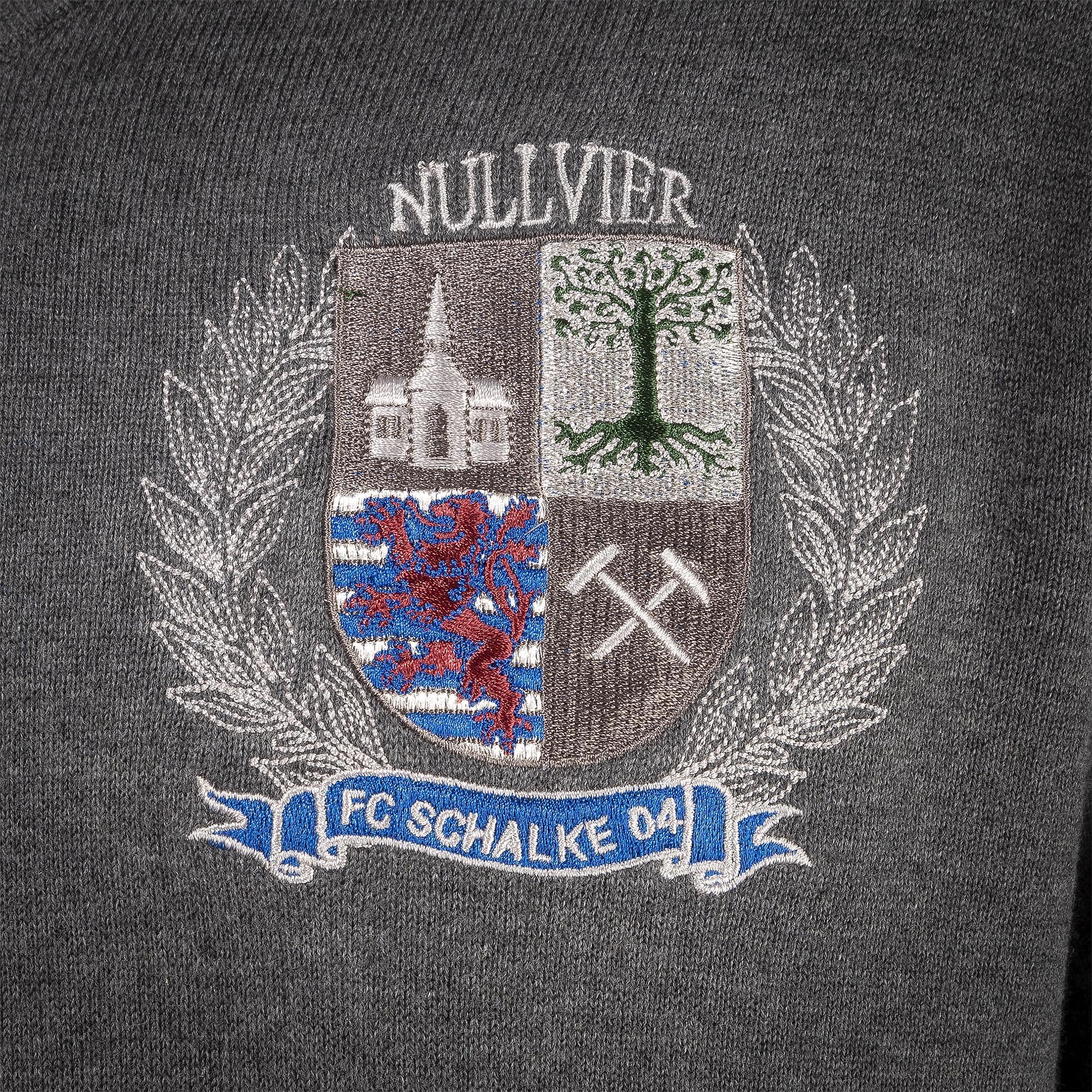 Pullover Wappen anthra