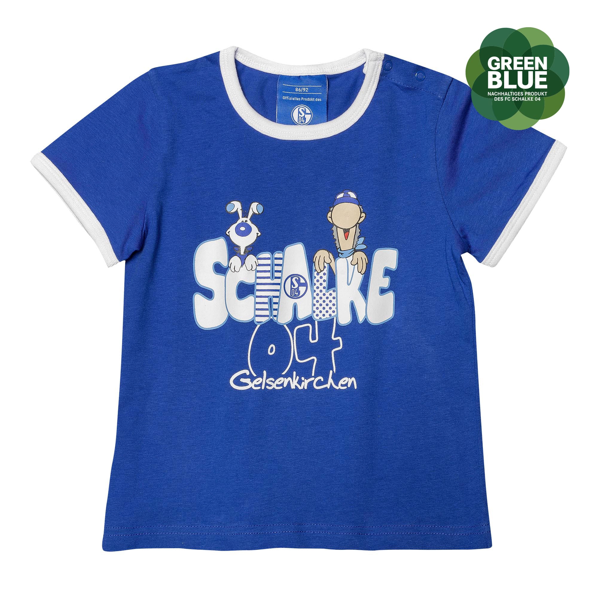 T-Shirt Baby königsblau