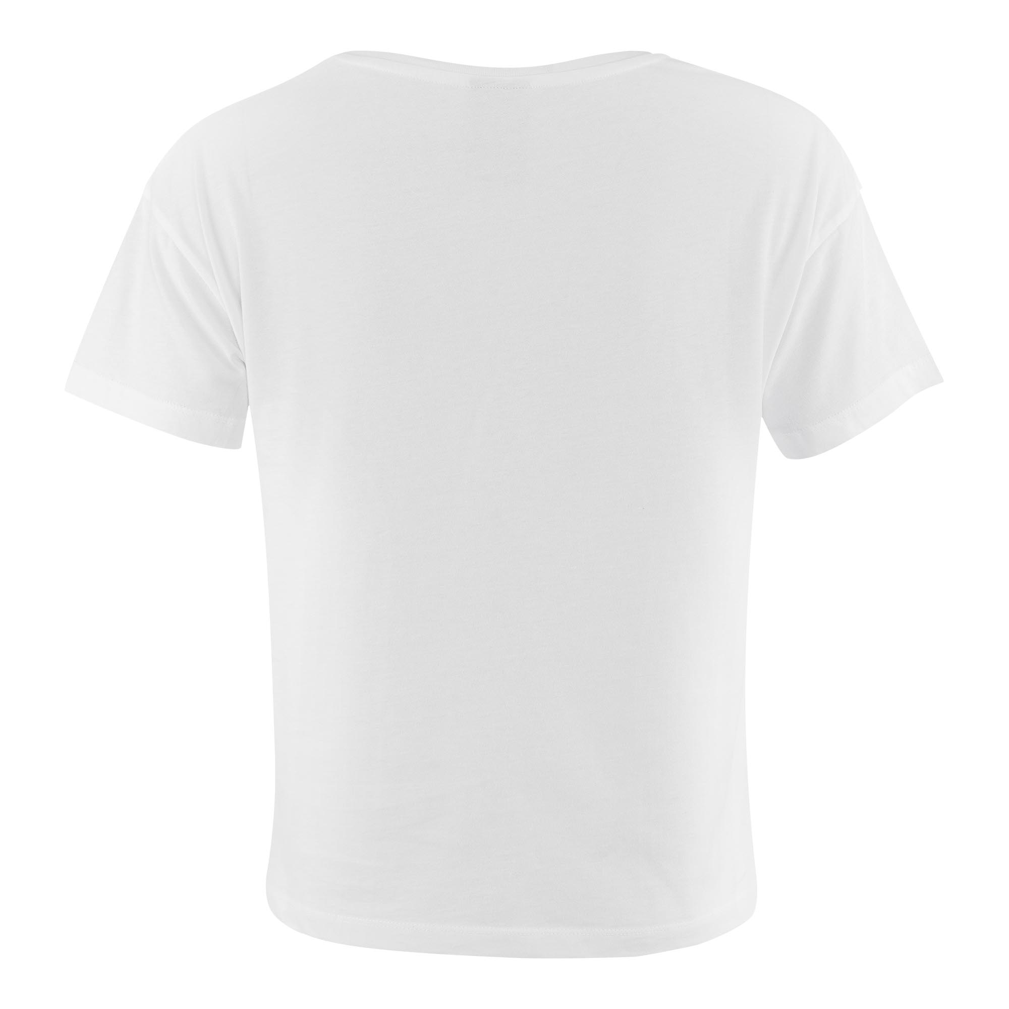 T-Shirt Damen Home white