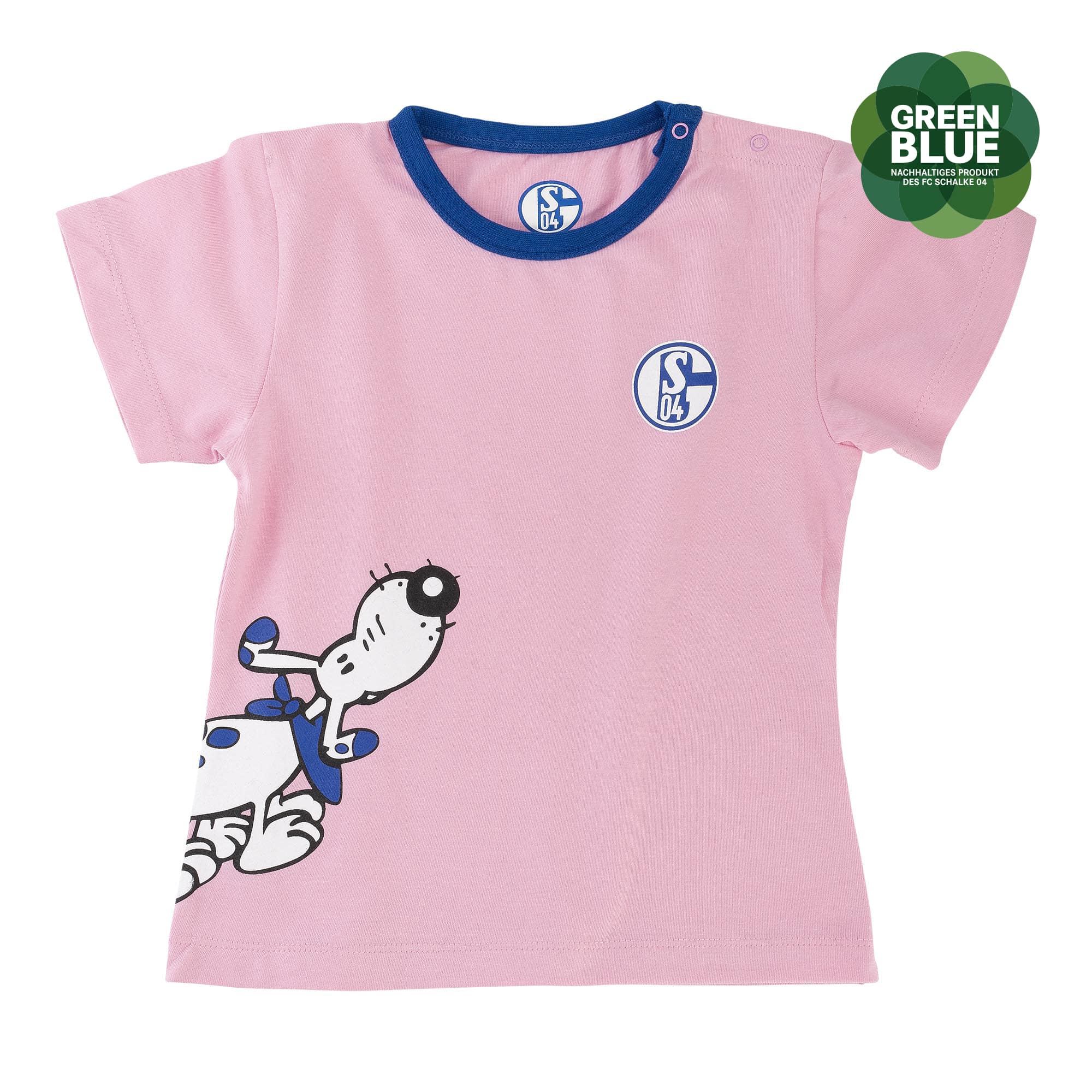 T-Shirt Baby rosé Hund