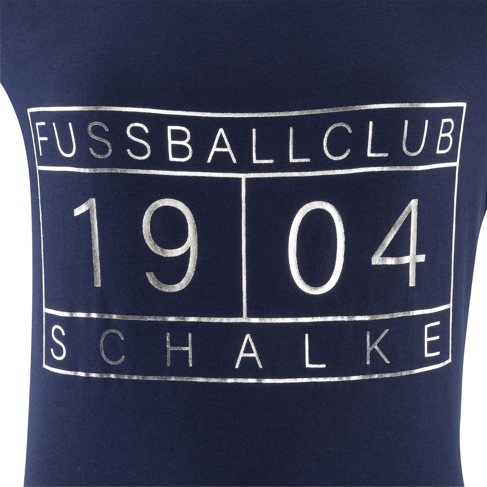 T-Shirt Damen Fußballclub navy