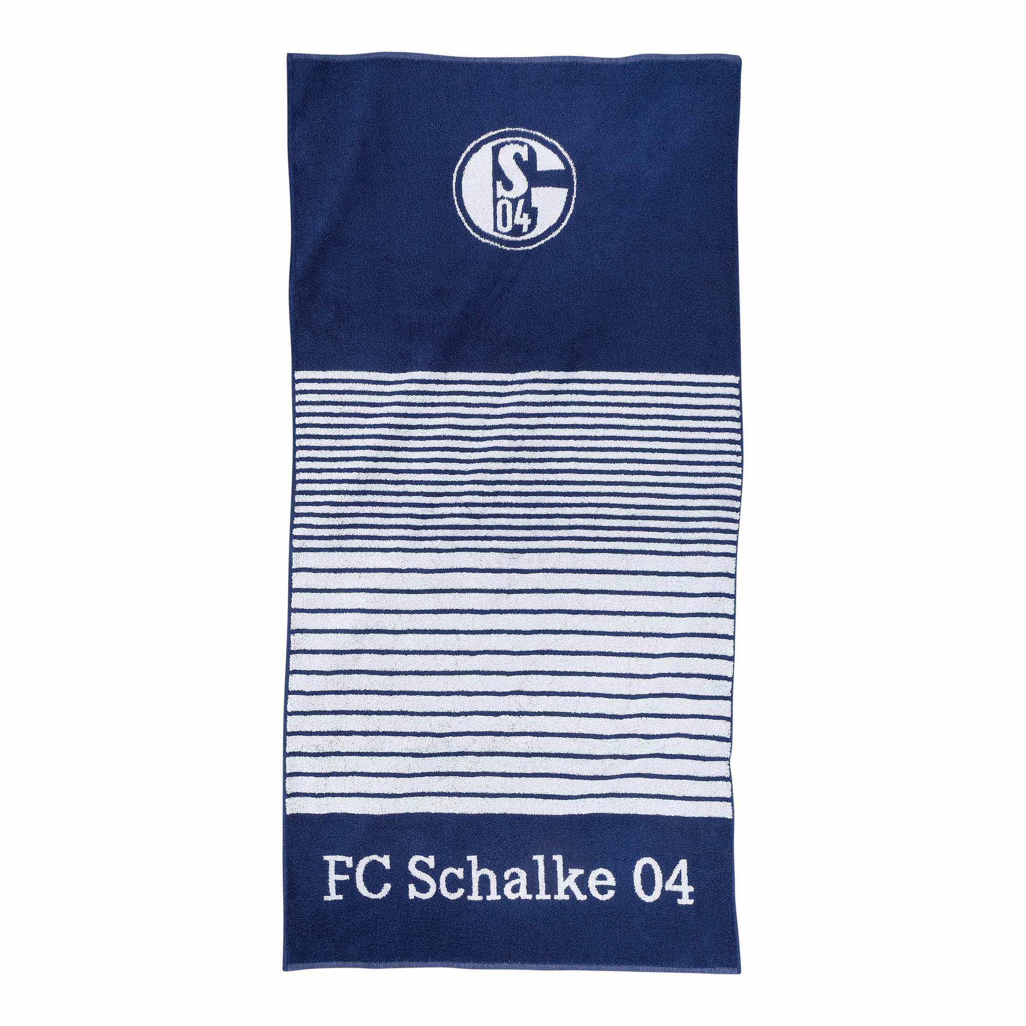 Duschtuch Streifen Schalke 04