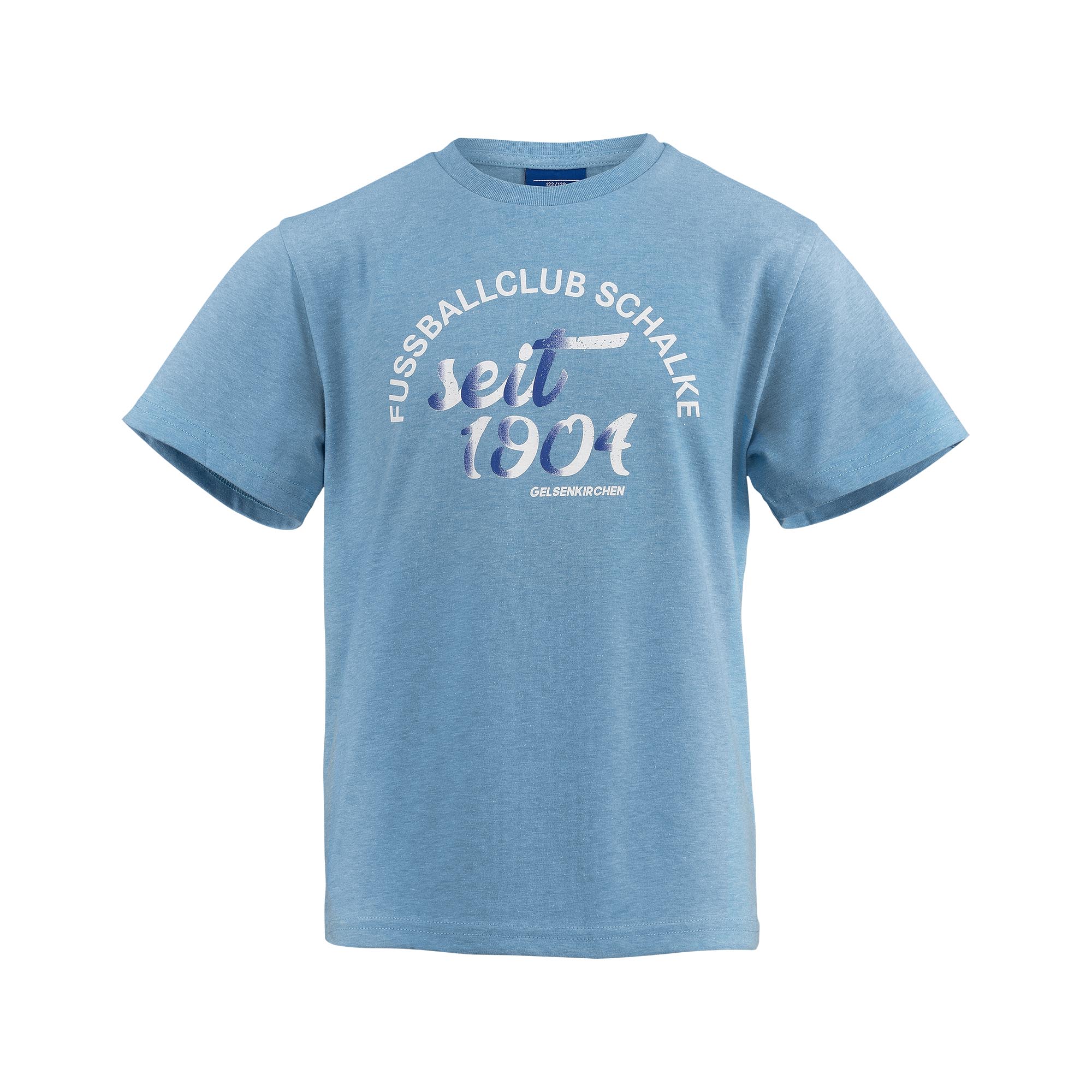T-Shirt Kids blue meliert