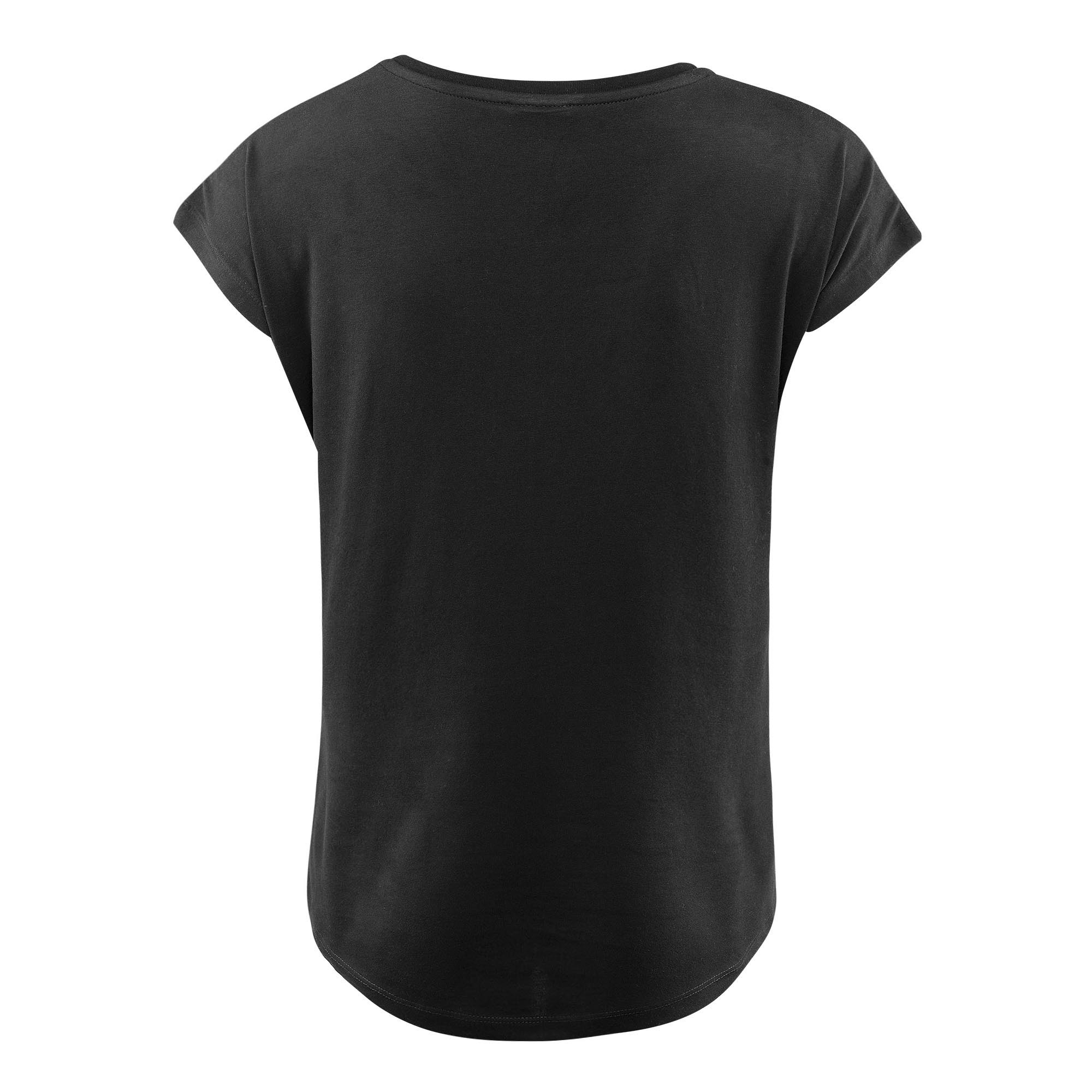 T-Shirt Damen Logo schwarz