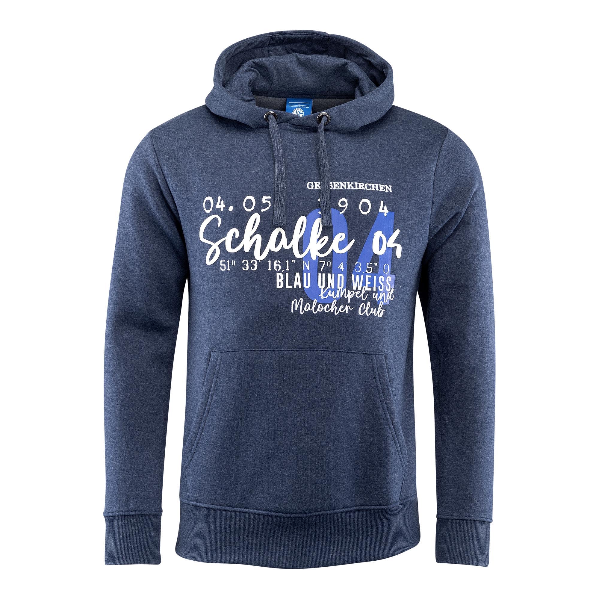 Kapuzen-Sweat Schalke navy