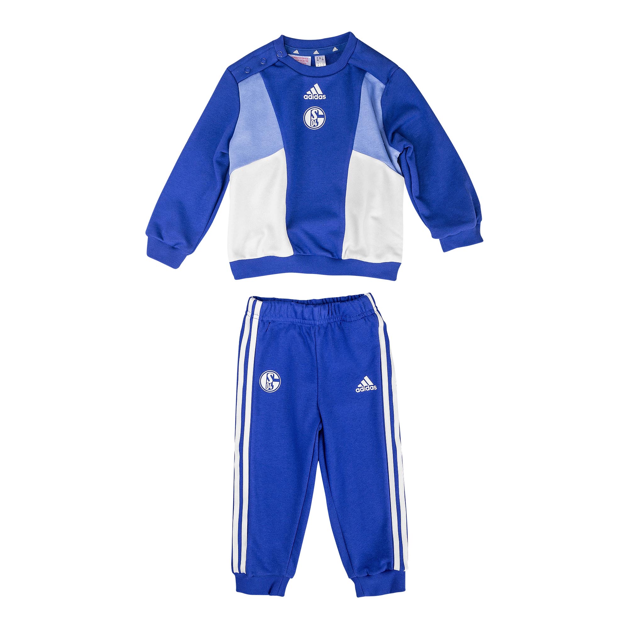 adidas Jogginganzug Kleinkind blau - FC Schalke 04 Fanshop