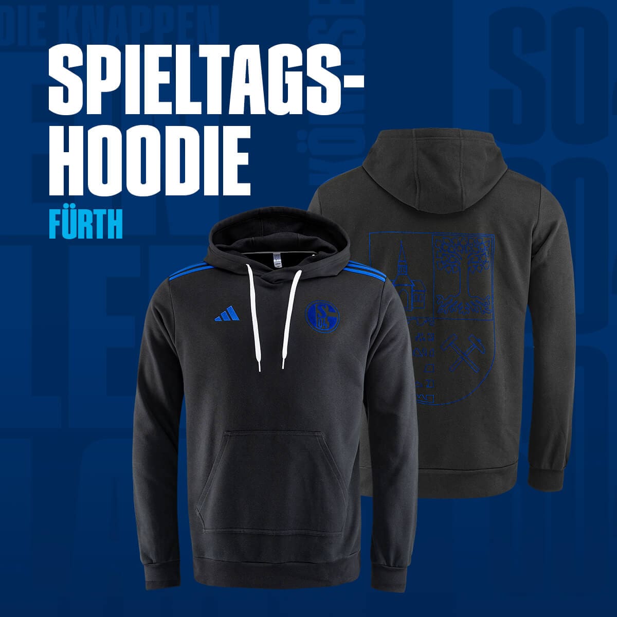 Spieltagshoodie adidas FC Schalke 04