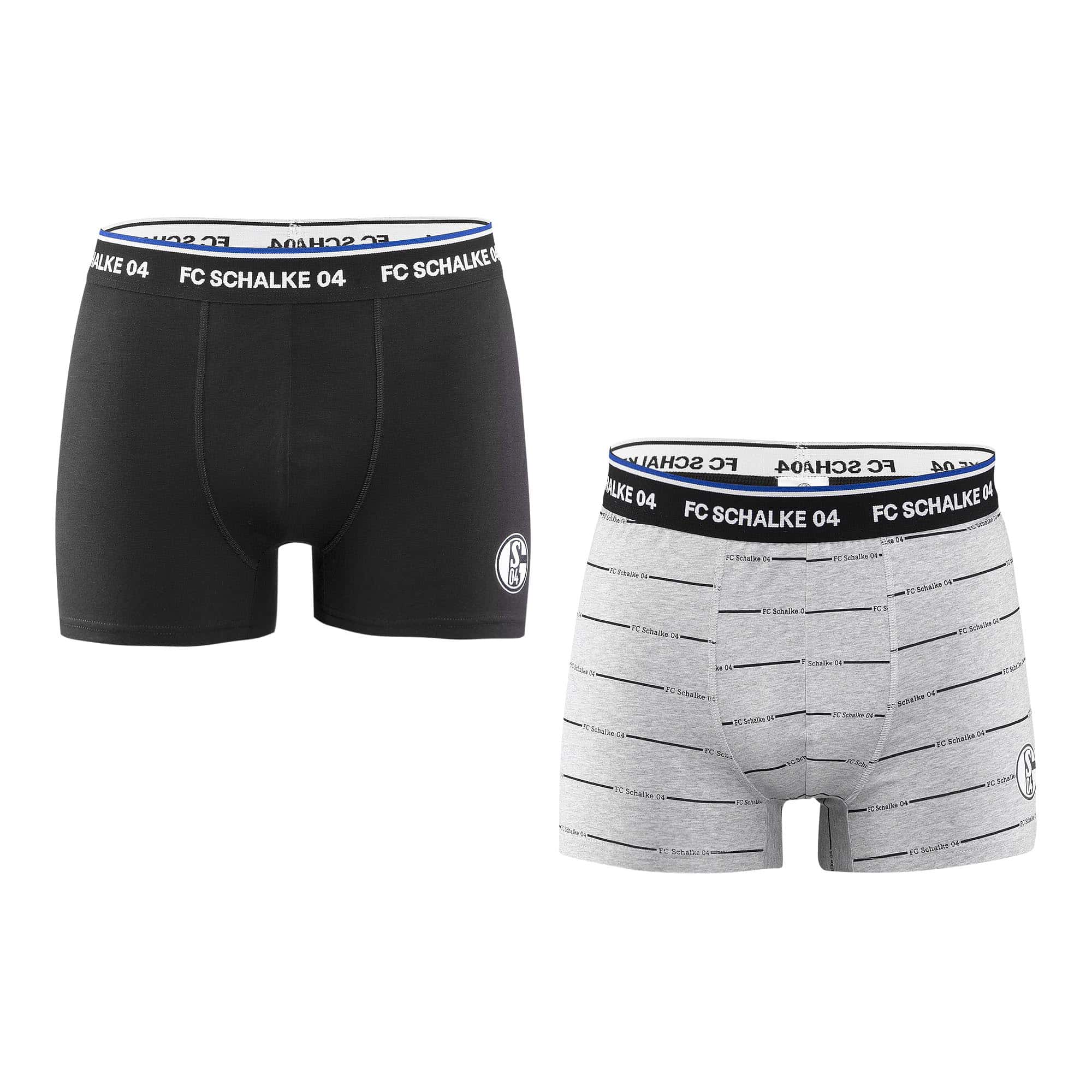 Doppelpack Boxer black and grey